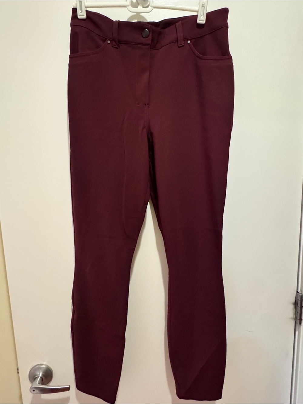 Lululemon City Sleek 5 Pocket High-Rise Pant Burgundy Plum - Size 29
